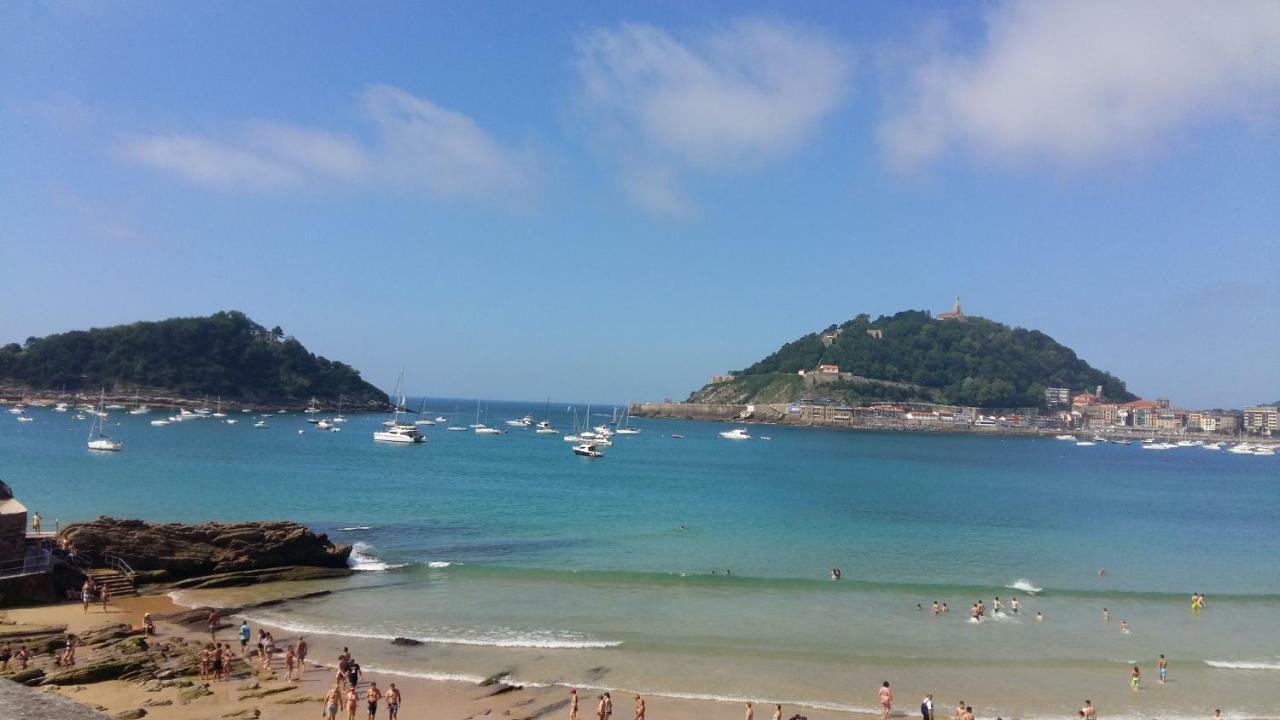 Apartamento Zurriola Luxury - Surf Beach Con Aire Acondicionado San Sebastián Dış mekan fotoğraf